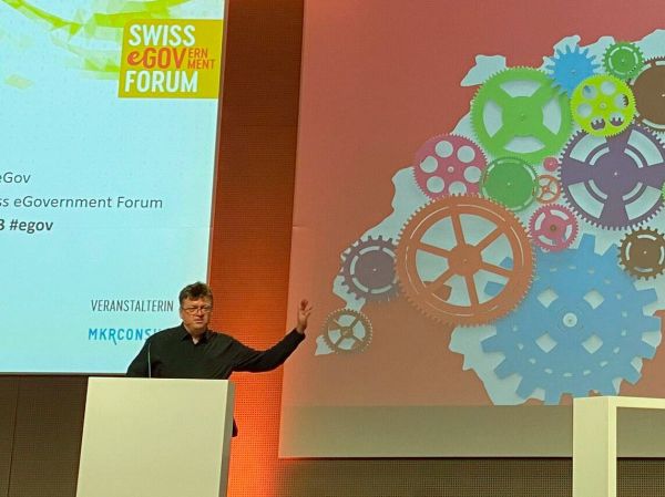 Marcel Kessler am Swiss eGovernment Forum 2023